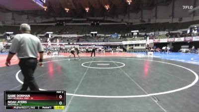 150 lbs Quarters & Wb (16 Team) - Gabe Dorman, Erie Cathedral Prep vs Noah Ayers, Westfield