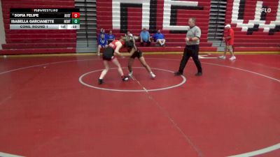 114 lbs Cons. Round 1 - Sofia Felipe, Austin vs Isabella Garcianette, Hewitt-Trussville