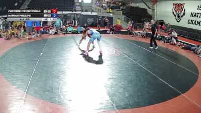 145 lbs Christopher Grossman, Montana 1 HS Boys vs Nathan Phillips, New Mexico HS Boys
