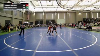 185 lbs Consi Of 8 #2 - Sarah Cameron, New Britain vs Aniyah Salgado, Foran