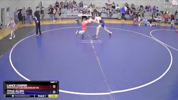 108 lbs Cons. Semi - Lance Cosper, Barlow Mat Club (DBA Barlow Wr vs Titus Allen, Newberg Mat Club