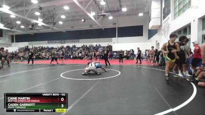 132 lbs Semifinal - Caine Martin, Beat The Streets Los Angeles vs Caden Garriott, South Torrance