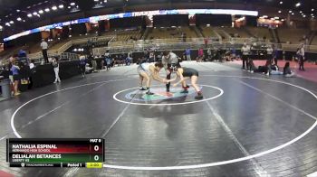 120 lbs Quarterfinal - Delialah Betances, Liberty HS vs Nathalia Espinal, Hernando High School