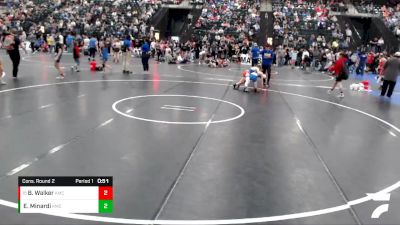 94-102 lbs Cons. Round 2 - Brody Walker, Duncan Wrestling Club vs Eddie Minardi, Jr. Cougars