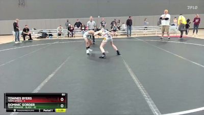 80 lbs Round 4 (6 Team) - Dominic Gorder, Team Donahoe - Black vs Townes Byers, Terps Xpress