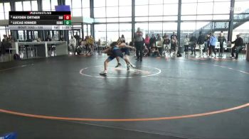 130 lbs Cons. Semi - Hayden Ortner, Immortal Athletics WC vs Lucas Kinner, Big Game Wrestling Club