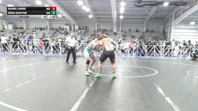 220 lbs Round Of 64 - Daniel Jones, Indiana Outlaws White - HSB vs Greg Sawyer, Shore Thing Surf - HSB