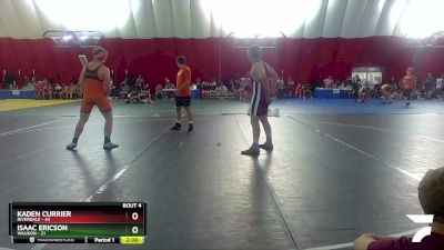 215 lbs Round 2 (4 Team) - Isaac Ericson, Waukon vs Kaden Currier, Riverdale