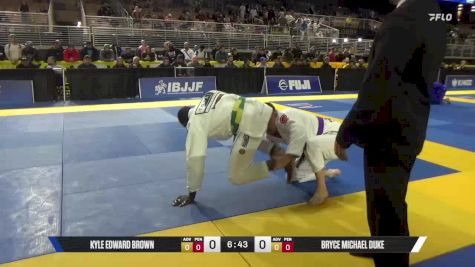 Bryce Michael Duke vs Kyle Edward Brown 2025 Pan Jiu Jitsu IBJJF Championship