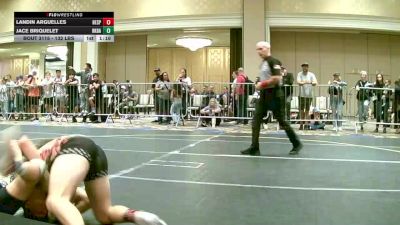 132 lbs Round Of 32 - Landin Arguelles, Hesperia HS vs Jace Briquelet, Rkda