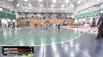 98 lbs Semifinal - London Estrada, Chaparral vs Robby Poulson, Mission Hills