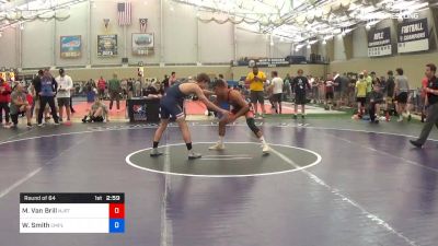 70 kg Round Of 64 - Mike Van Brill, NJRTC vs William Smith, Campbell