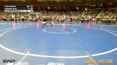 64 lbs Consi Of 32 #2 - Ronix Wright, Powerhouse Comanche OK vs Kingston Sato, Team Aggression