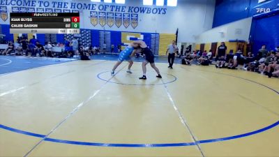 215 lbs Round 3 (8 Team) - Kian Blyss, SOWA /HWC vs Caleb Gaskin, The Outsiders