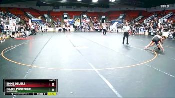 120 lbs 7th Place Match - Grace Pontzious, Unattached vs Emme Delisle, Brighton