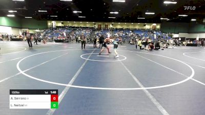 132 lbs Round Of 128 - Aiden Serrano, IA vs Liam Neitzel, WI