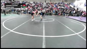 Boys 144 lbs Champ. Round 1 - Leonardo Lucatero, Hollister Boys vs Nathan Jones, Bellarmine&nbsp;Boys