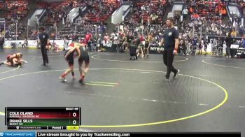 85 lbs Cons. Round 2 - Cole Oland, Marshall Warriors WC vs Drake Sills, Quincy WC