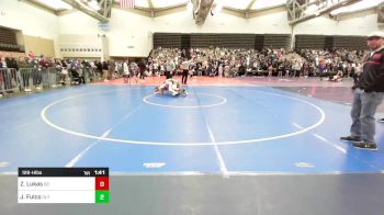 128-H lbs Round Of 32 - Zachary Lukas, Barn Brothers vs Joey Fulco, Olympic