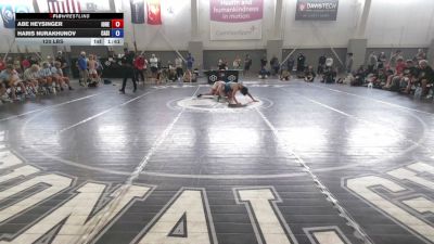 120 lbs Abe Heysinger, Iowa Red vs Haris Nurakhunov, California Silver