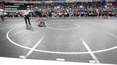 53 lbs Quarterfinal - Clayton Aleksick, King Select WA vs Hudson Ragon, Nebraska Boyz