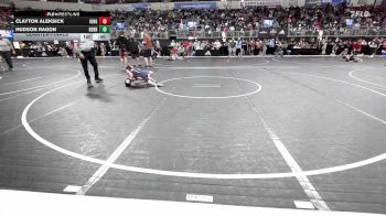 53 lbs Quarterfinal - Clayton Aleksick, King Select WA vs Hudson Ragon, Nebraska Boyz