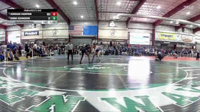 155 lbs Quarterfinal - Jordan Hunter, Western vs Diem Johnson, South Tahoe