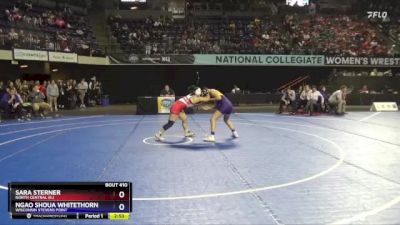 130 lbs Cons. Semi - Ngao Shoua Whitethorn, Wisconsin Stevens Point vs Sara Sterner, North Central (IL)