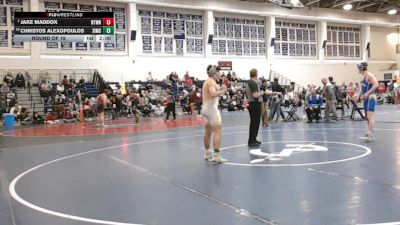175 lbs Round Of 16 - Jake Maddox, Newtown vs Christos Alexopoulos, Simsbury