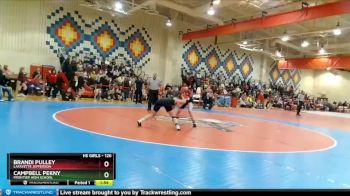 126 lbs Champ. Round 1 - Brandi Pulley, Lafayette Jefferson vs Campbell Pekny, Frontier High School