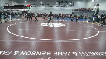 138 lbs Quarterfinal - Isaac Silva, Marlborough vs Landon Purington, Franklin County