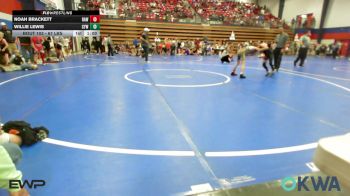 67 lbs Quarterfinal - Noah Brackett, Raw Wrestling Club vs Willie Lewis, Coweta Tiger Wrestling