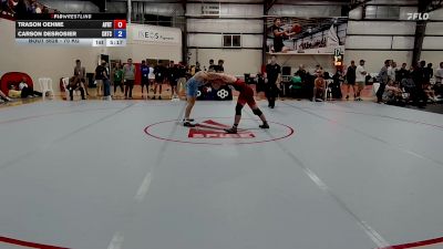 70 kg Cons. Round 1 - Trason Oehme, Air Force Regional Training Center vs Carson DesRosier, Charleston Regional Training Center