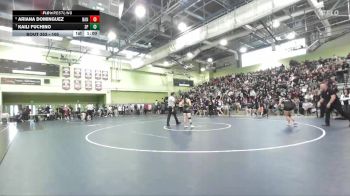 105 lbs Cons. Round 1 - Ariana Dominguez, BANNING vs Kaili Fuchino, SAN PEDRO