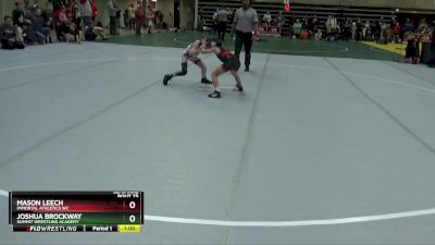 65 lbs Semifinal - Mason Leech, Immortal Athletics WC vs Joshua Brockway, Summit Wrestling Academy