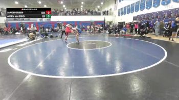 150 lbs Champ. Round 2 - Aiden Valerio, Caldwell vs Jaxon Green, Clearwater Valley