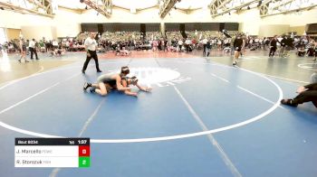 128-I lbs Quarterfinal - Justin Marcello, Power Half Wrestling Academy vs Riley Storozuk, Fisheye