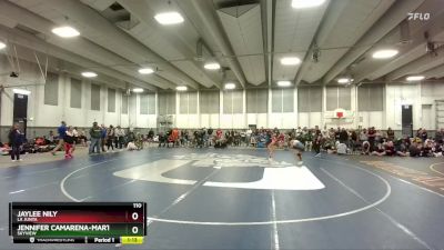 110 lbs Champ. Round 2 - Jennifer Camarena-Martinez, Skyview vs Jaylee Nily, La Junta