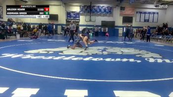 100 lbs Placement Matches (8 Team) - Arleigh Hearn, Ocean Springs Women vs Audriana Green, St. Martin High School Girls
