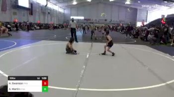 58 lbs Round Of 16 - Hanley Swanson, Pride WC vs Armani Martin, Stout Wrestling Academy