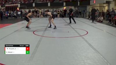 150 lbs Quarterfinal - Marvin Youpee Jr., Poplar Wrestling Club vs Dakota Meyer, Montana Disciples