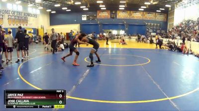 113 lbs Cons. Round 2 - Jose Callava, Gladiator Wrestling Club vs Jayce Paz, Palm Harbor University High School