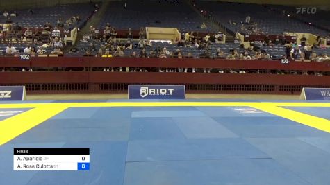 America Aparicio vs Arianna Rose Culotta 2024 Pan IBJJF Jiu-Jitsu No-Gi Championship