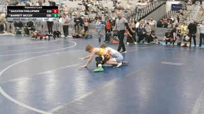 77 lbs Quarters - Daxxton Phillipsen, Utah vs Barrett McCoy, Fighting Squirrels Wrestling Club