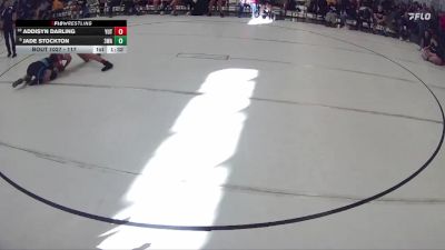 117 lbs Champ. Round 2 - Addisyn Darling, Yutan vs Jade Stockton, 308 Wrestling Academy