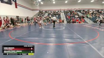 126 lbs Cons. Round 2 - Brandilynne Lobash, Dripping Springs (Girls) vs Ione Brown, Prosper (Girls)