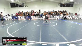 215 lbs Champ. Round 2 - Matthew Mohamed, Arvin vs James Alcorn, Golden West