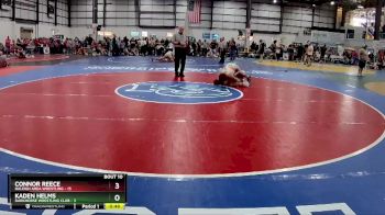 132 lbs Placement Matches (8 Team) - Kaden Helms, DARKHORSE WRESTLING CLUB vs Connor Reece, RALEIGH AREA WRESTLING