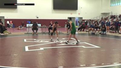 103 lbs Quarterfinal - Kirsten Aguirre, Unattached vs Luciana Frazao, Palomar College