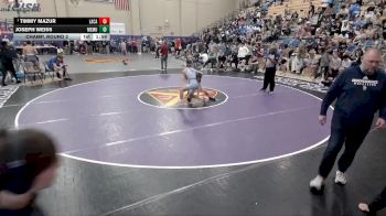 132 lbs Champ. Round 2 - Timmy Mazur, Lake Catholic vs Joseph Weiss, Memphis Univ. Sch.